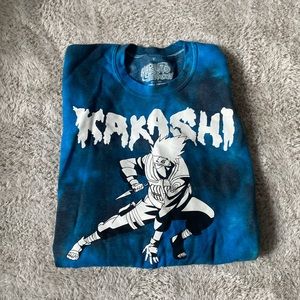 Kakashi Naruto tie dye sweatshirt